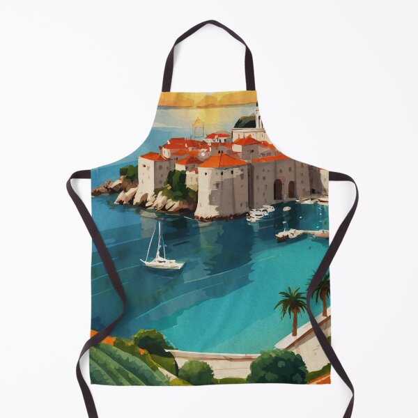 Item preview, Dubrovnik Castle Old Town Sunset Croatia designed and sold by TheJoeyStudio.