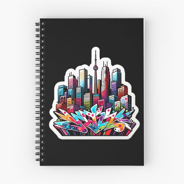 Item preview, Toronto Graffiti Skyline designed and sold by PinUpPizzazz.