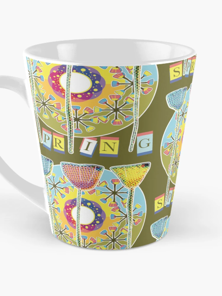 Thumbnail 3 of 4, Coffee Mug, Spring Flower Colours designed and sold by Rickybrook.