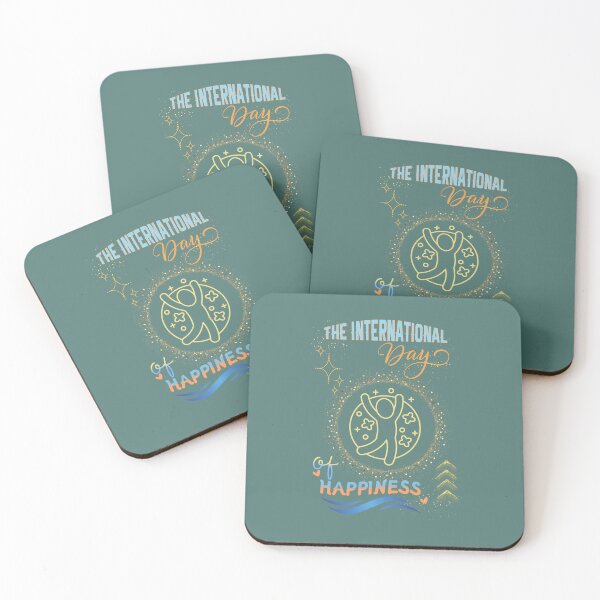 Item preview, Joyful Bliss: International Happiness Day Golden Glitter Delight designed and sold by EducaPro.