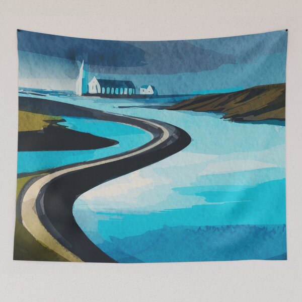 Item preview, Iceland Blue Lagoon Landscape designed and sold by TheJoeyStudio.