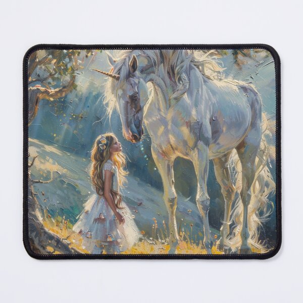 Item preview, A girl and her Unicorn designed and sold by joemaymi.