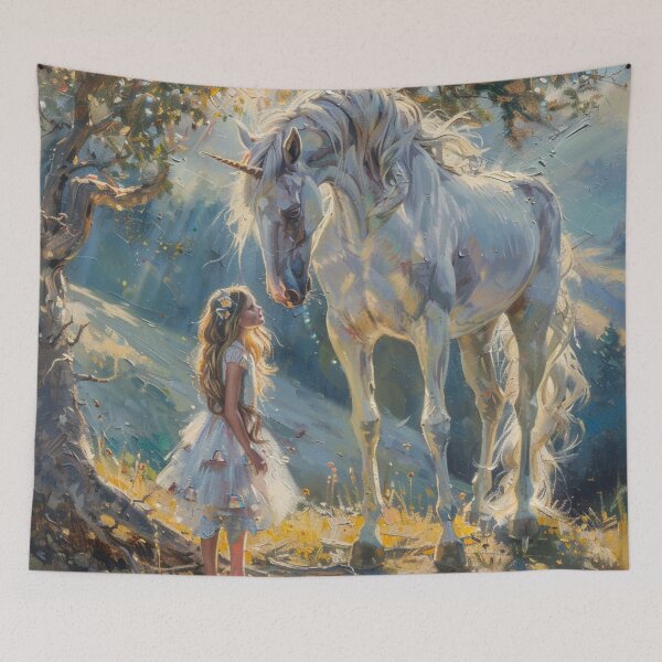 Item preview, A girl and her Unicorn designed and sold by joemaymi.