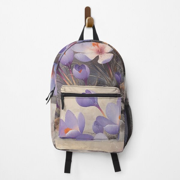 Item preview, Ethereal Purple Crocuses Art Print designed and sold by EmilyFNM3D.