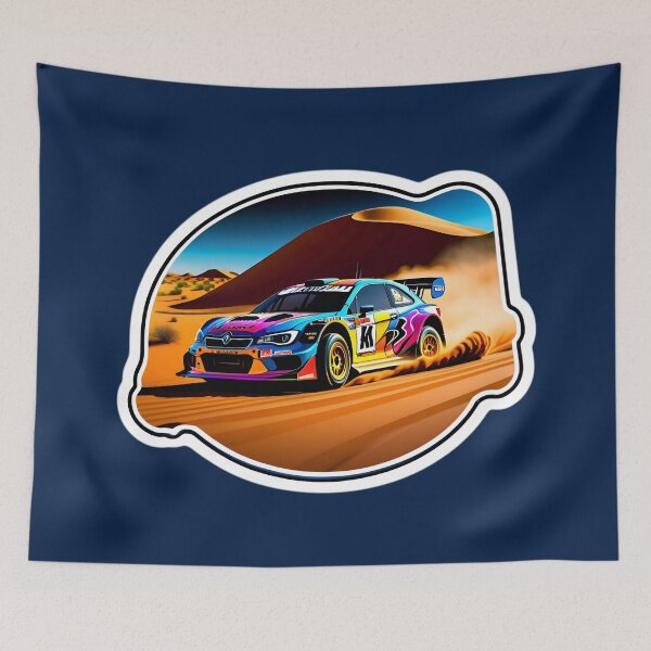 Item preview, Cool Desert Rally Racing Car designed and sold by TheArtOfPat.