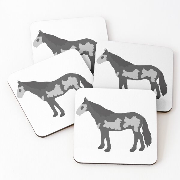 Item preview, Black overo Mustang horse designed and sold by Artbychb.
