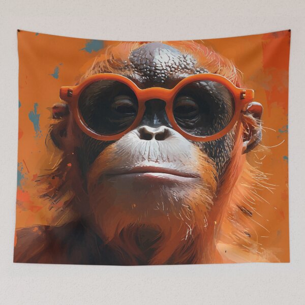 Item preview, Colorful/Colorful orangutang with sunglasses 04 designed and sold by Batch-C91.