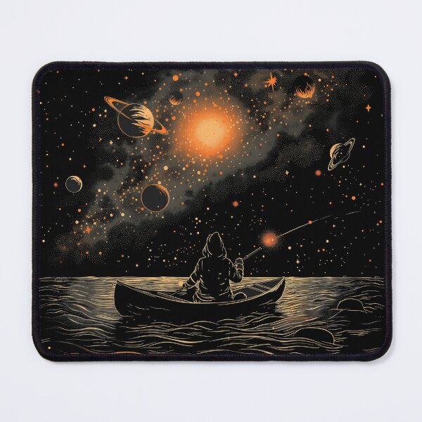 Item preview, Fishing at Night designed and sold by Gritz - Photographer, AI Artist.