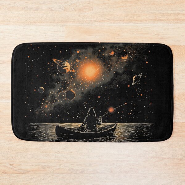 Item preview, Fishing at Night designed and sold by Gritz - Photographer, AI Artist.