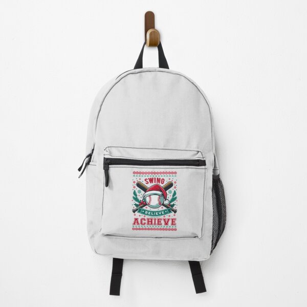 Item preview, Swing Believe Achieve: Christmas Positve Baseball Quote designed and sold by Daqomm.