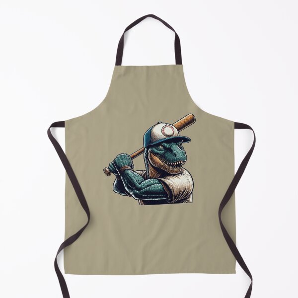 Item preview, Vintage Muscular Dinosaur Cartoon With Baseball Bat designed and sold by Daqomm.