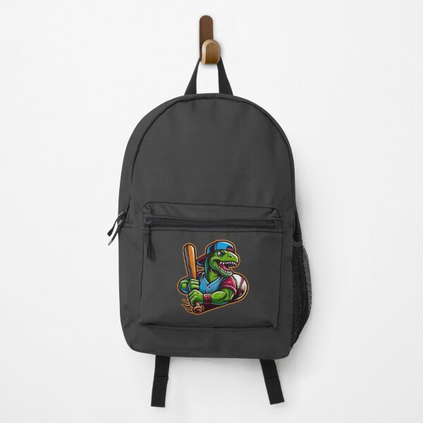 Item preview, Modern Muscular Dinosaur Cartoon With Baseball Bat designed and sold by Daqomm.