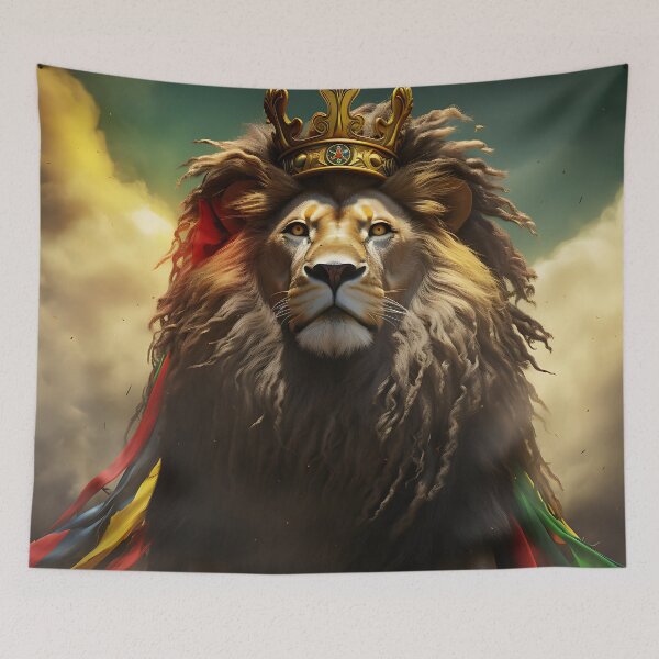 Item preview, The Jamaican Rasta Lion King designed and sold by joemaymi.