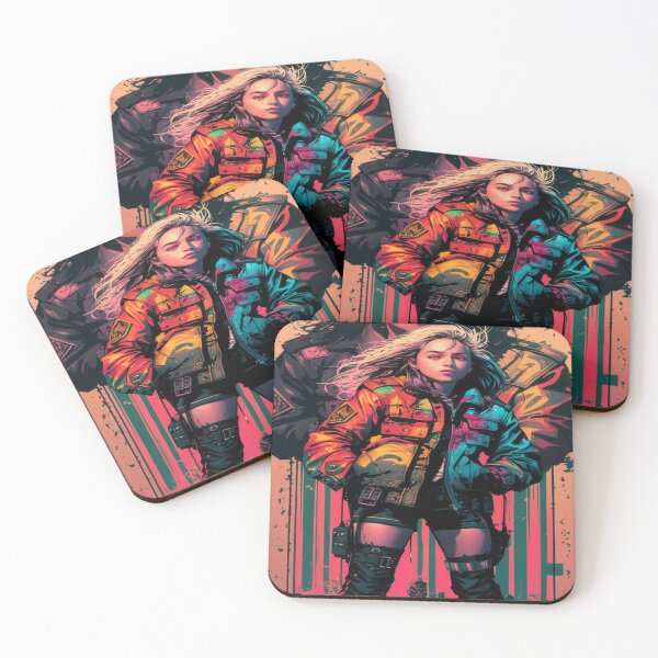 Item preview, crazy girl in fighting stance designed and sold by creatives321.