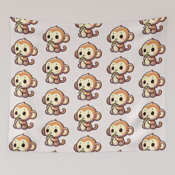 Item preview, Monkey Eating Burrito designed and sold by LemuellTrends.