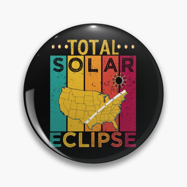 Item preview, Eclipse Souvenir, Total Solar Sclipse Funny Vintage Retro USA 08.04.2024 designed and sold by ArtByKatti.