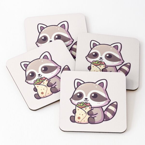 Item preview, Mapache comiendo burrito designed and sold by LemuellTrends.