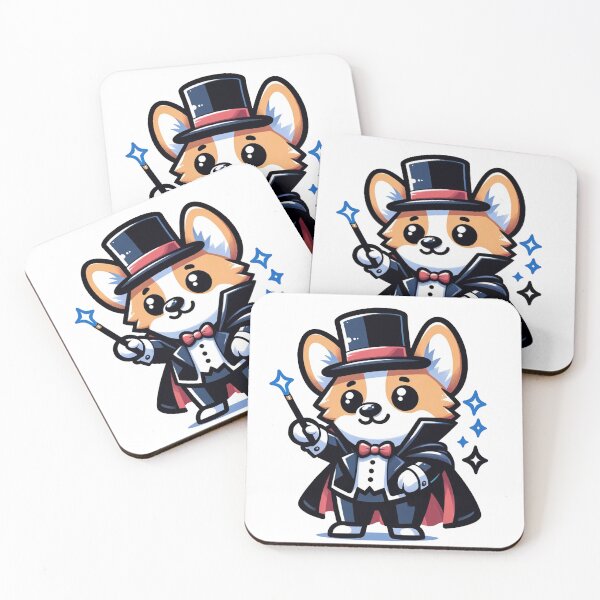 Item preview, corgi magician designed and sold by FerdiEverywhere.