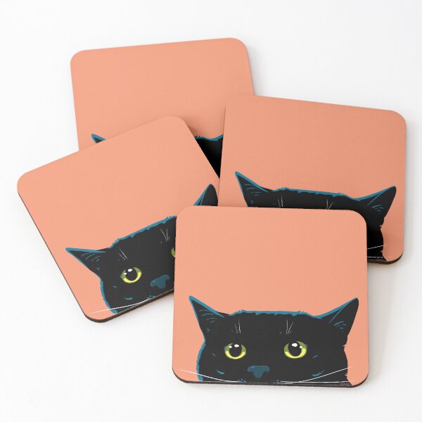 Item preview, Black Cat Peek designed and sold by jastinamor.