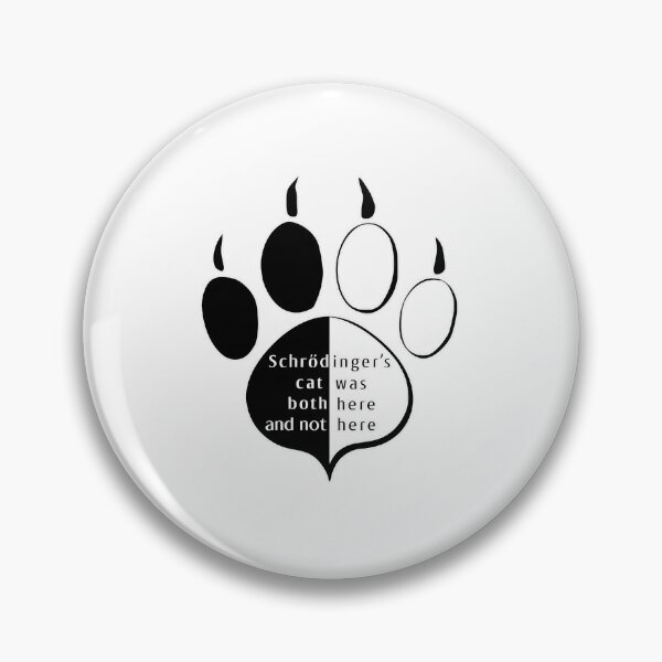 Item preview, Shrodinger's Cat Paw Print Mystery designed and sold by MillennialVibe.