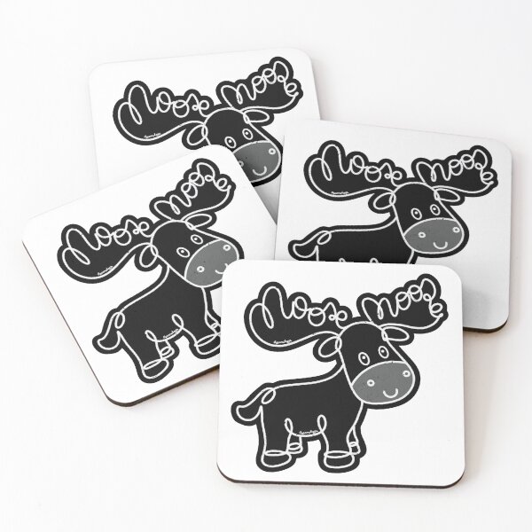 Item preview, Moose line drawing designed and sold by AJLineDrawings.