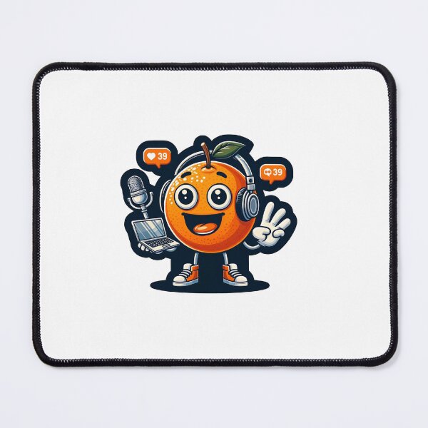 Item preview, podcaster orange designed and sold by FerdiEverywhere.