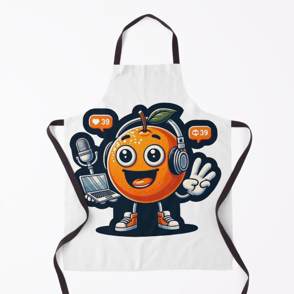 Item preview, podcaster orange designed and sold by FerdiEverywhere.