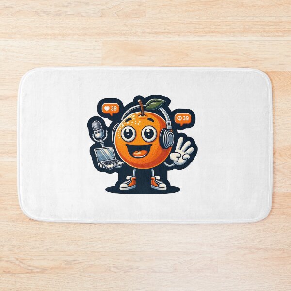 Item preview, podcaster orange designed and sold by FerdiEverywhere.