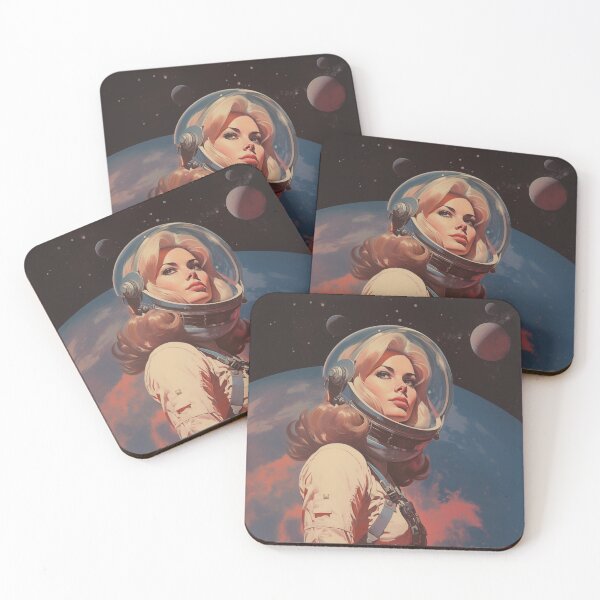 Item preview, ASTRO - DARK FANTASY ART STYLE ASTRONAUT designed and sold by VistaThreadsCo.