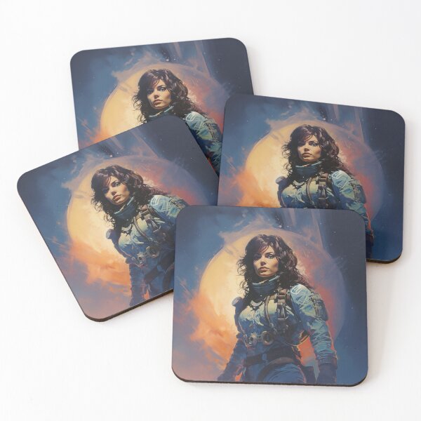 Item preview, ETHOS - DARK FANTASY ART STYLE ASTRONAUT  designed and sold by VistaThreadsCo.
