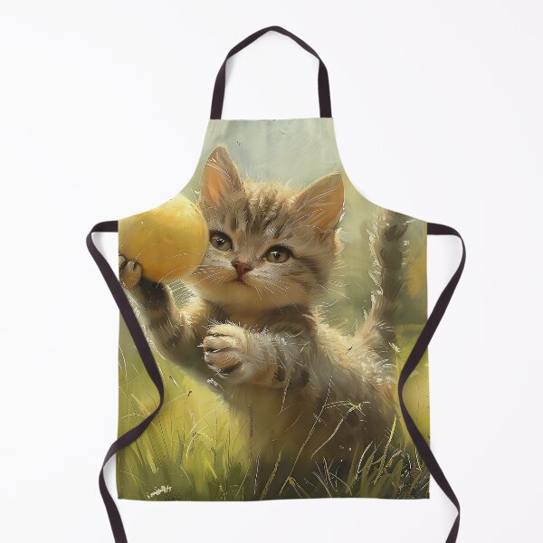 Item preview, Cute cat holding ball designed and sold by CatsAndDogs-TF.