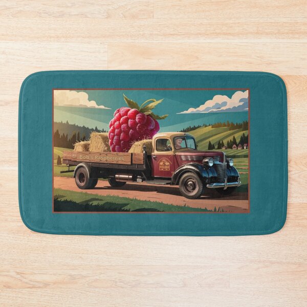 Item preview, Old Truck Hauling Raspberries designed and sold by RWCarpenter.