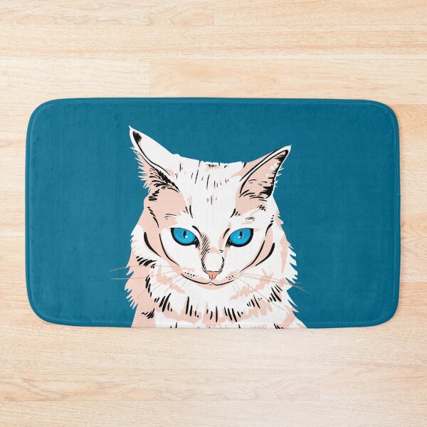 Item preview, White Cat Stare designed and sold by jastinamor.