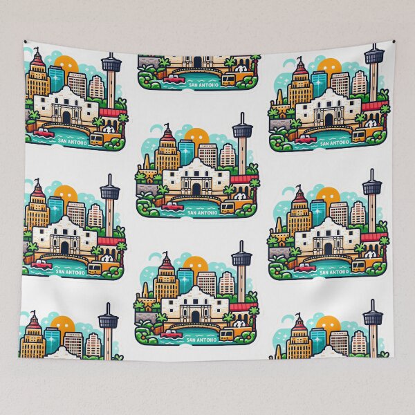 Item preview, Alamo San Antonio Texas  designed and sold by dearbedelia.