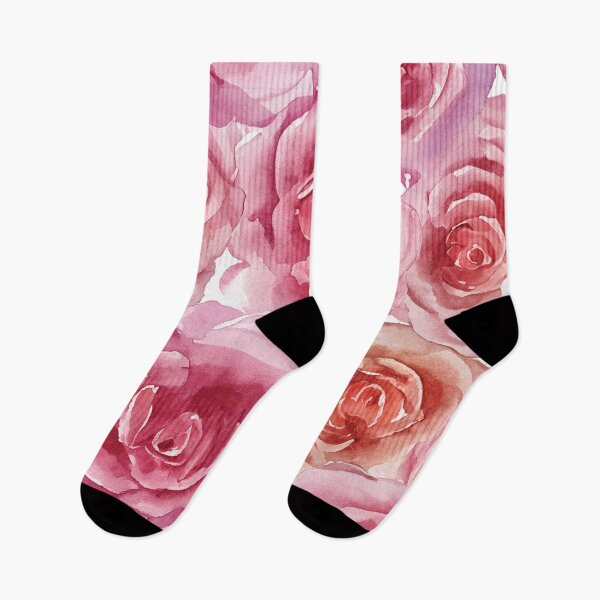 Item preview, Watercolor Tea Roses designed and sold by LianaCreates.