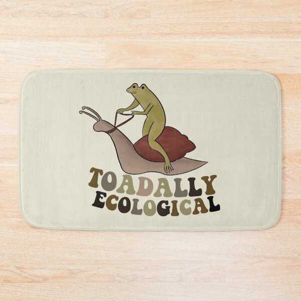 Item preview, TOADally ecological - funny toad and snail - goblincore aesthetic designed and sold by Fantasy Cache.
