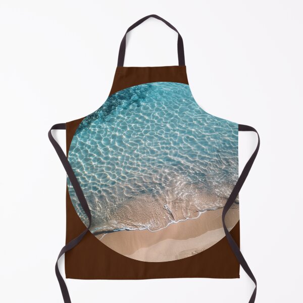 Item preview, Crystal-clear Waters: Aerial Tranquility at Midday designed and sold by Ace Apparel Attire.