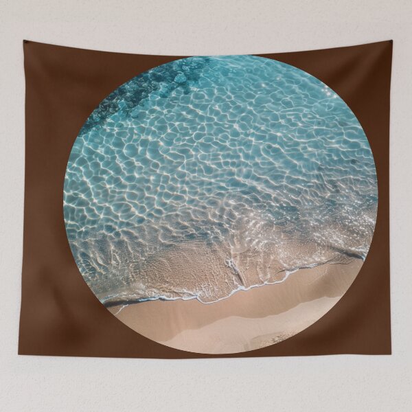 Item preview, Crystal-clear Waters: Aerial Tranquility at Midday designed and sold by Ace Apparel  Attire.