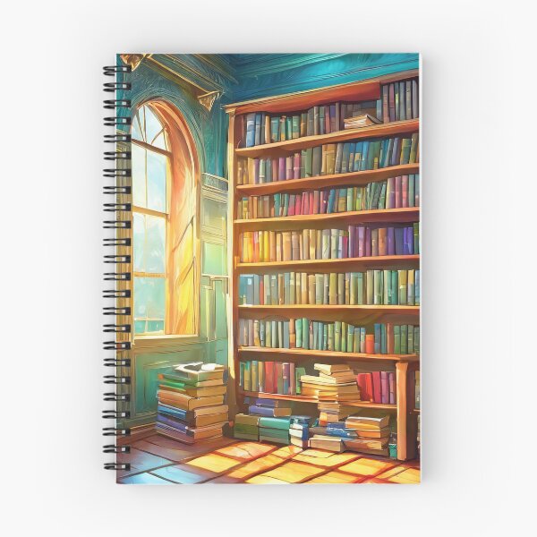 Item preview, Book Shelves - Peaceful Afternoon - Sun Light - Book Lovers designed and sold by patternjp.