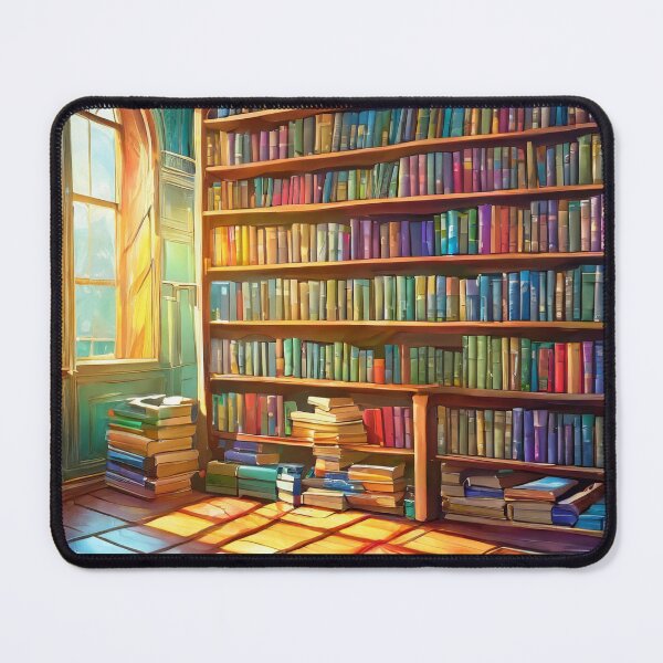 Item preview, Book Shelves - Peaceful Afternoon - Sun Light - Book Lovers designed and sold by patternjp.