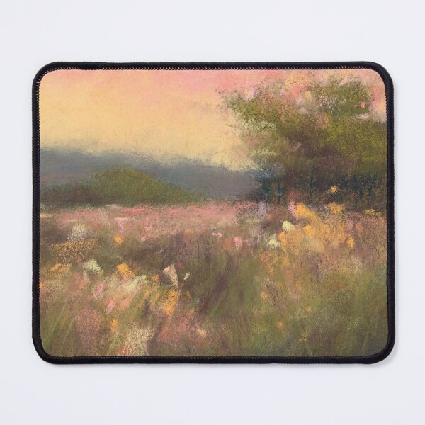 Item preview, A Meadow's Soft Whisper Soft Pastel Landscape designed and sold by TiffanyMackay.
