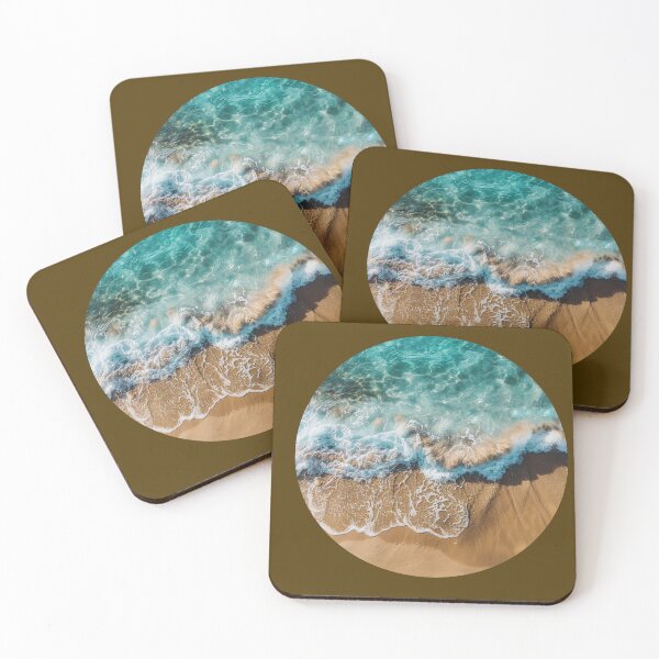 Item preview, Serene Coastal Beauty: Aerial Perspective Over Clear Ocean designed and sold by Ace Apparel  Attire.