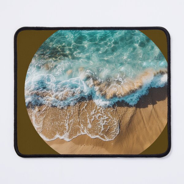 Item preview, Serene Coastal Beauty: Aerial Perspective Over Clear Ocean designed and sold by Ace Apparel Attire.