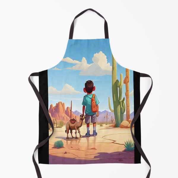 Item preview, A Boy and His Camel in the Desert" designed and sold by MudmanExpress.