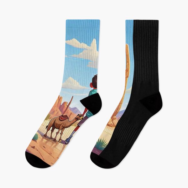 Item preview, A Boy and His Camel in the Desert" designed and sold by MudmanExpress.
