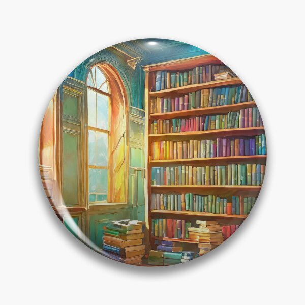 Item preview, Book Shelves - Peaceful Afternoon - Sun Light - Book Lovers designed and sold by patternjp.