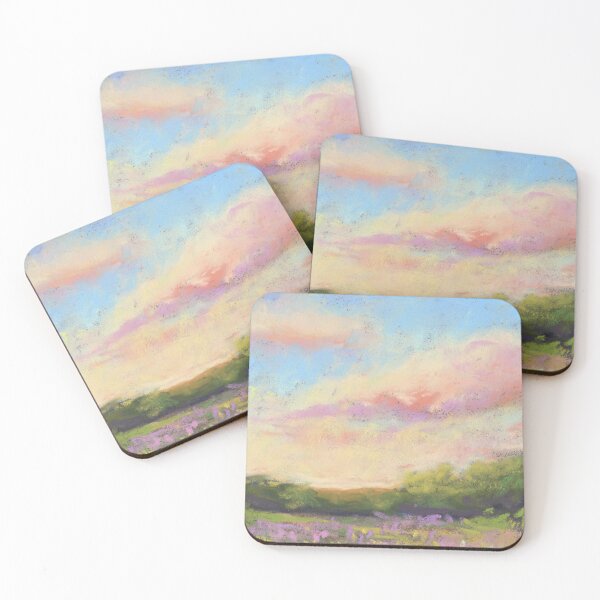 Item preview, Flower Field Cotton Sky Soft Pastel designed and sold by TiffanyMackay.
