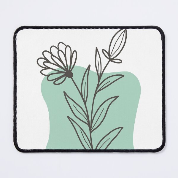 Item preview, Flower with green background designed and sold by CarolinasDsgns.