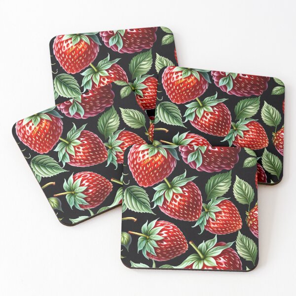 Item preview, Delicious Strawberry Fruit Pattern designed and sold by TheArtOfPat.