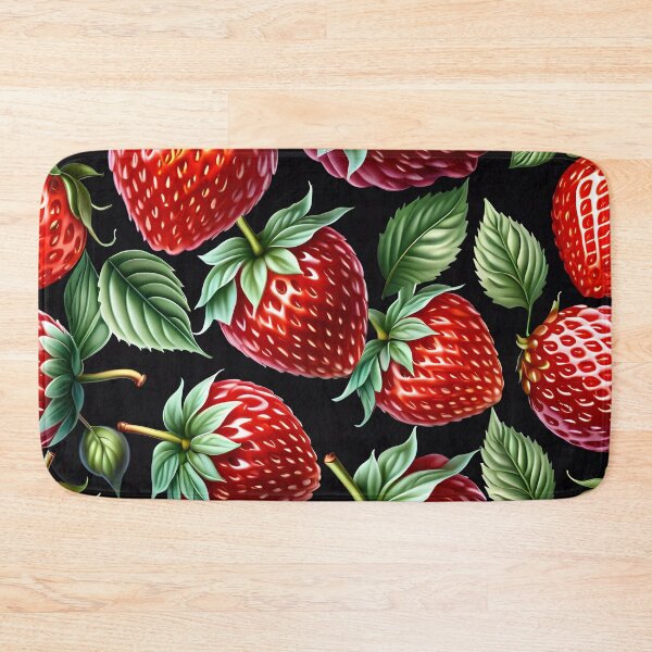 Item preview, Delicious Strawberry Fruit Pattern designed and sold by TheArtOfPat.